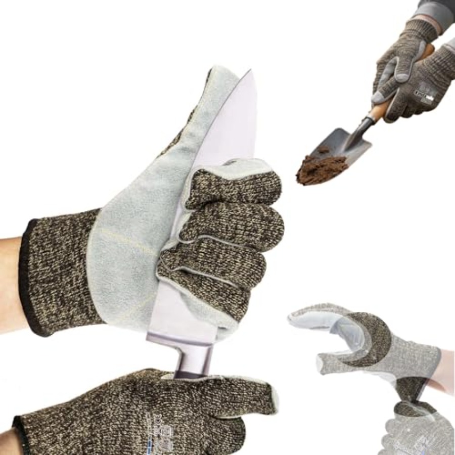 Leatherworking Leveling - 정원 작업용 장갑: 5등급 절단 방지,