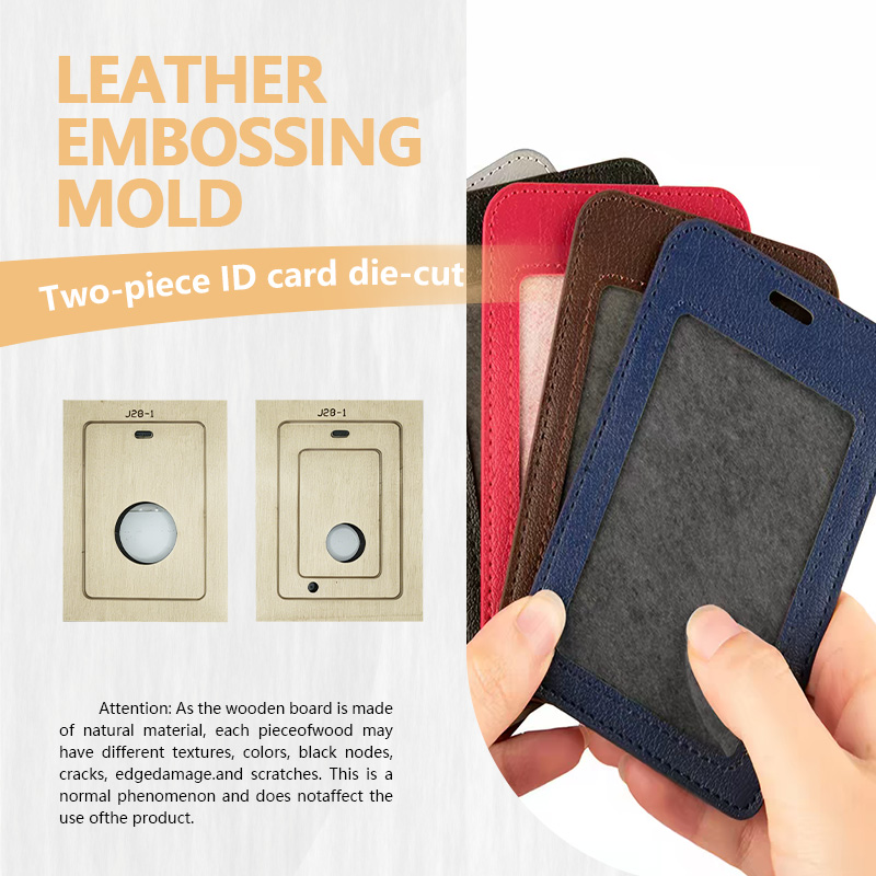 Leatherwork Craft - 수제 DIY 작업 배지 2종 세트