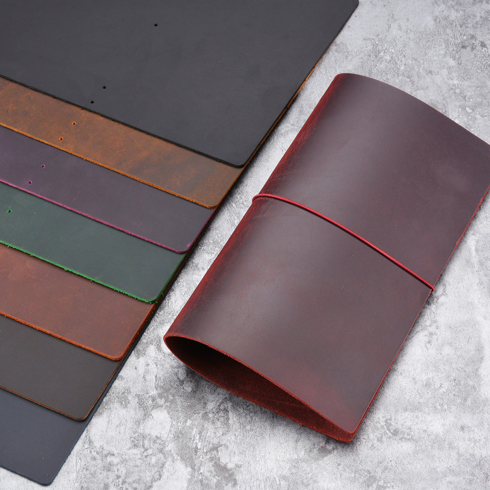 Leather Work Notepad - DIY 노트 커버 크레이지 호스 가죽