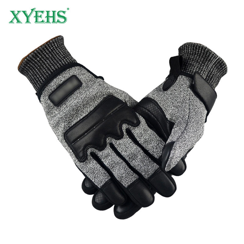 XYEHS F 레벨 절단 방지 전술 장갑 - HPPE  - Leatherworking Leveling 리뷰 및 가격
