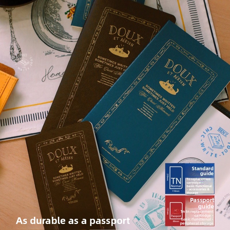 Fromthenon 여행자 노트 귀여운 고양이 가죽 커 - Leather Work Notepad 리뷰 및 가격