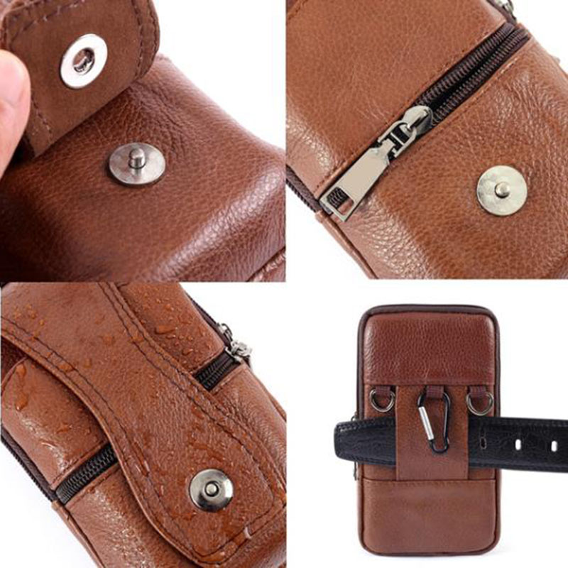 1개 남성용 휴대폰 벨트 팩 가방 루프 허리 가방 파우 - Leatherwork Belt 리뷰 및 가격