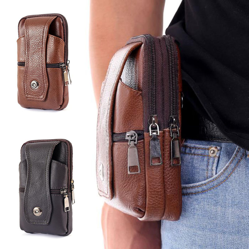 1개 남성용 휴대폰 벨트 팩 가방 루프 허리 가방 파우 - Leatherwork Belt 리뷰 및 가격