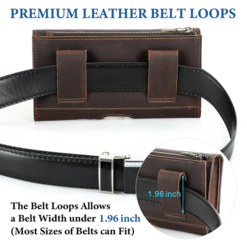 소가죽 가죽 허리 가방 휴대폰 홀더, 캐주얼 6.7 인 - Leatherwork Belt 리뷰 및 가격