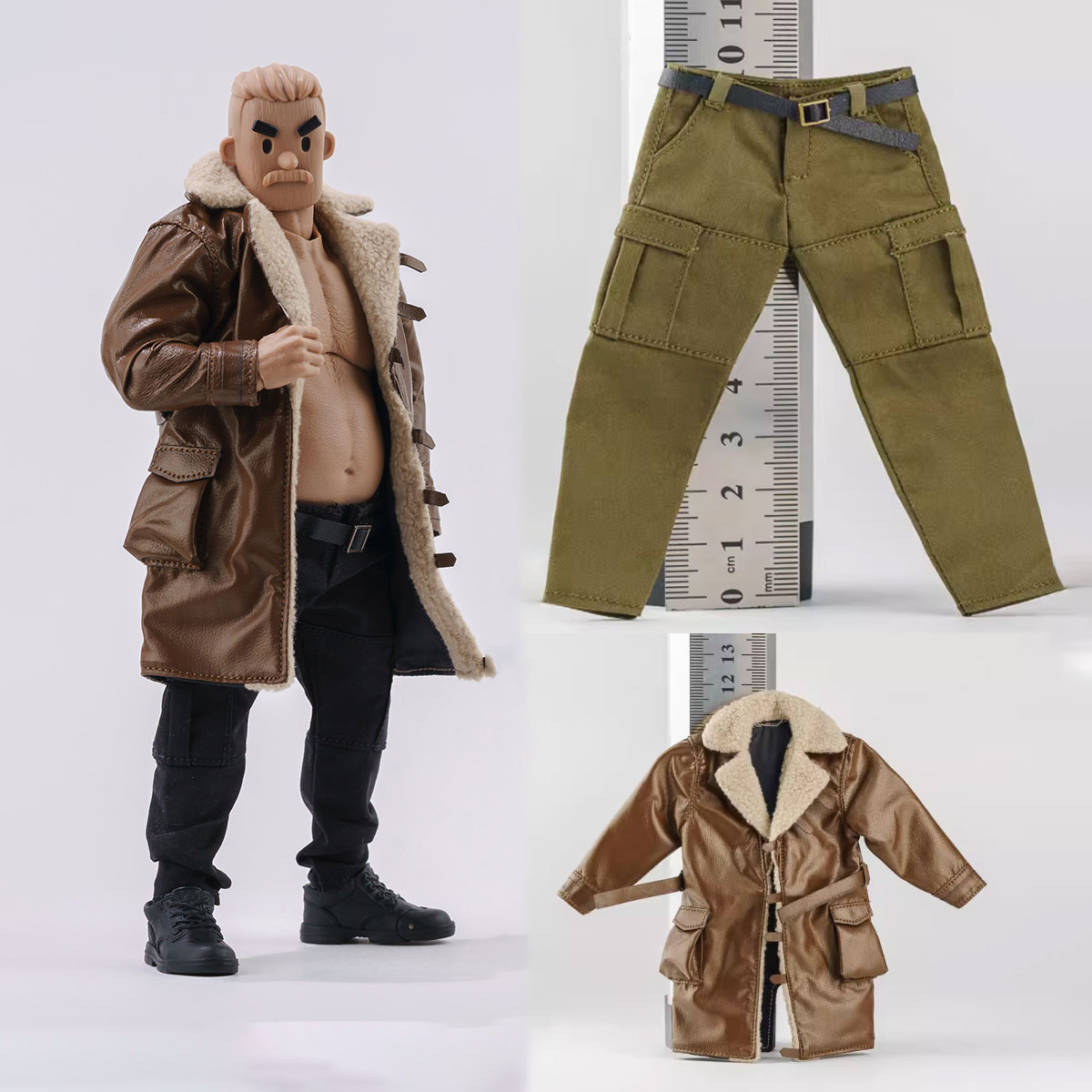 1/12 스케일 중년 근육질 신체 초강력 전술 작업 바 - Leatherworking Items 리뷰 및 가격