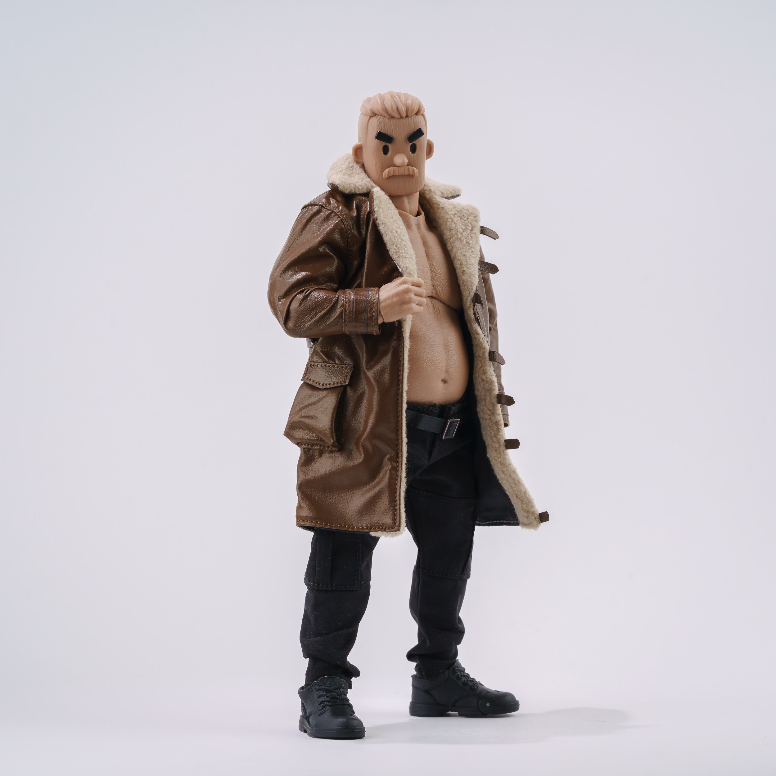 1/12 스케일 중년 근육질 신체 초강력 전술 작업 바 - Leatherworking Items 리뷰 및 가격