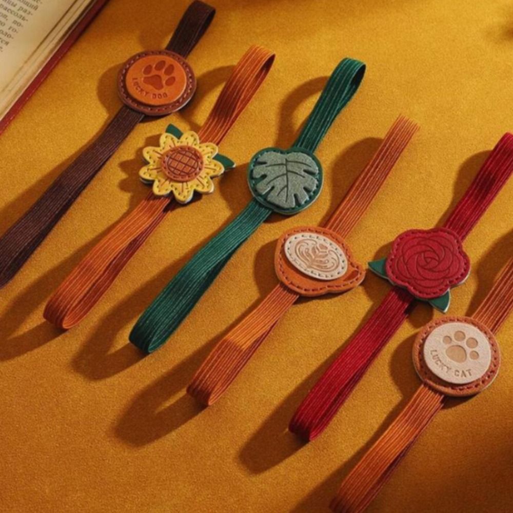 빈티지 탄성 밴드 가죽 북마크 분실 방지 다용도 PU  - Leather Work Notepad 리뷰 및 가격