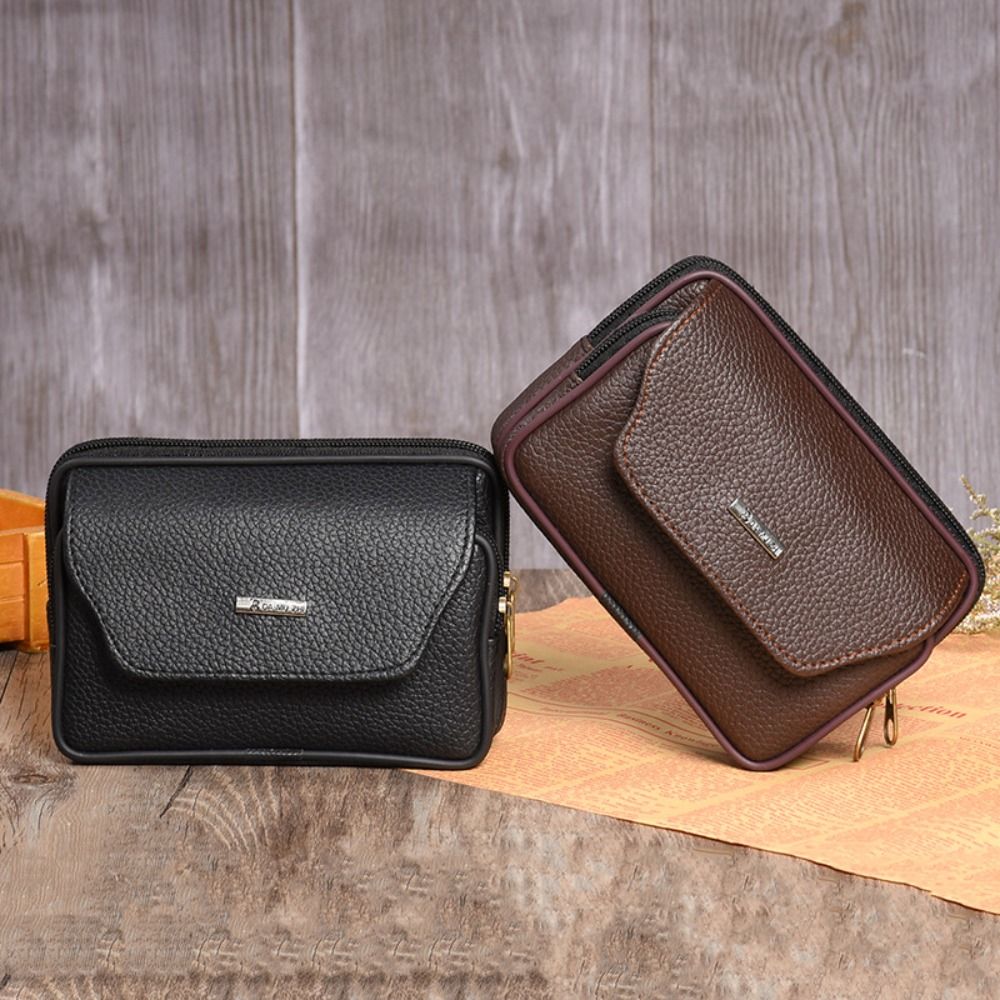 캐주얼 PU 가죽 남성 허리 가방 스포츠 방수 범벨트  - Leatherwork Belt 리뷰 및 가격