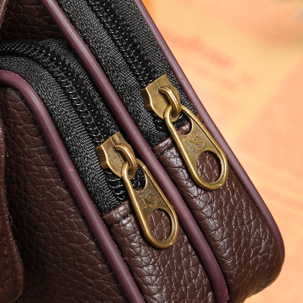 캐주얼 PU 가죽 남성 허리 가방 스포츠 방수 범벨트  - Leatherwork Belt 리뷰 및 가격