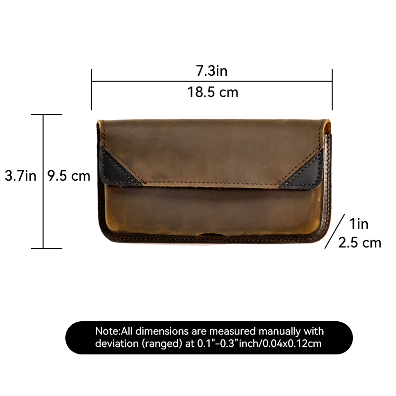 남성용 진짜 가죽 허리 가방, 캐주얼 플립 커버, 벨트 - Leatherwork Belt 리뷰 및 가격