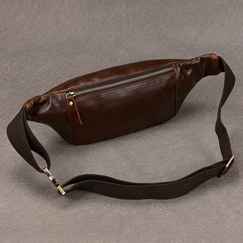 남성용 가죽 체스트 백, 크로스바디 숄더백, 남성 가죽 - Leatherwork Belt 리뷰 및 가격