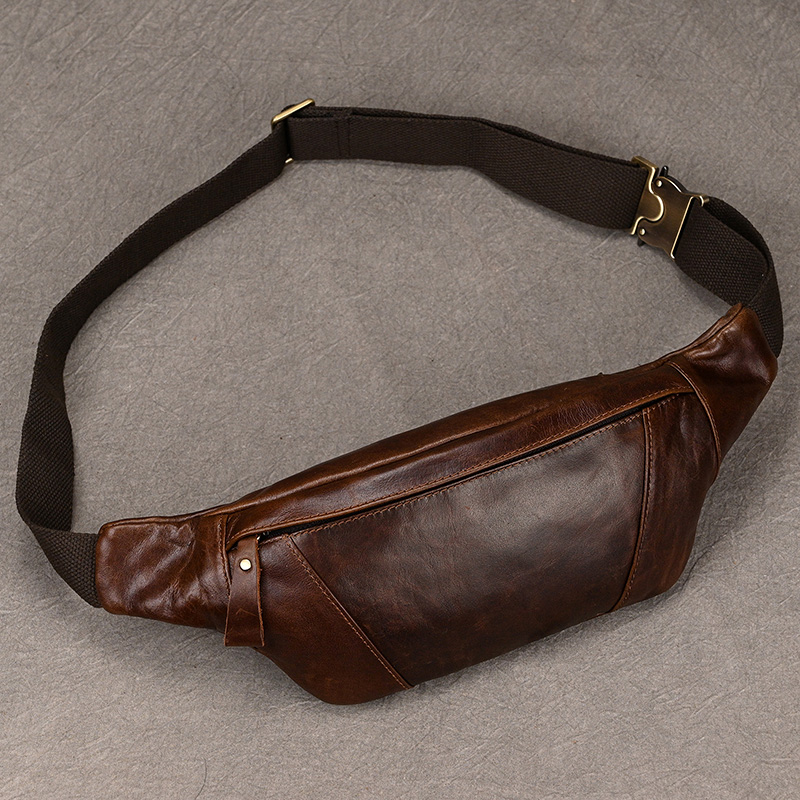 남성용 가죽 체스트 백, 크로스바디 숄더백, 남성 가죽 - Leatherwork Belt 리뷰 및 가격