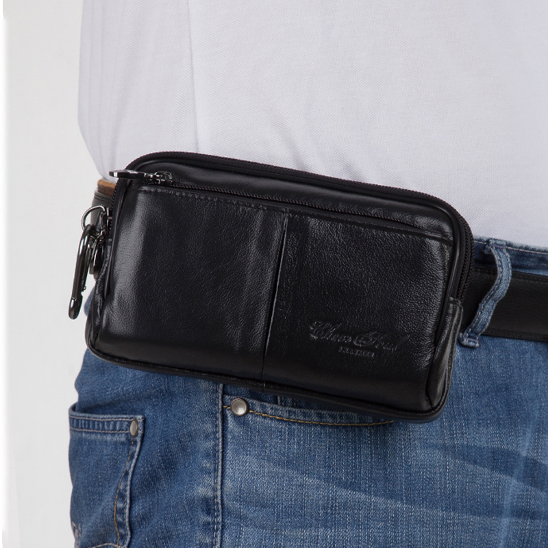 남성용 클러치 허리 팩 가방, 휴대 전화 케이스 커버, - Leatherwork Belt 리뷰 및 가격