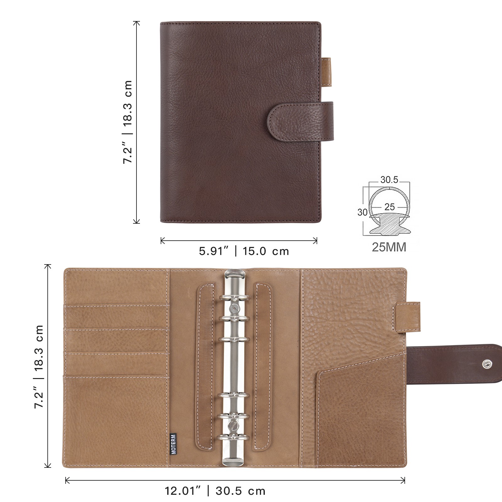 Moterm Franklin Covey 컴팩트 사이즈  - Leather Work Notepad 리뷰 및 가격