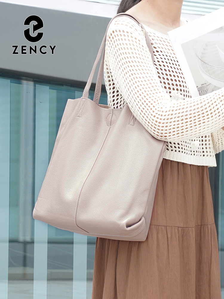 Zency 여성용 대용량 핸드백 천연 가죽 숄더백 디자 - Leather Work Handbags 리뷰 및 가격