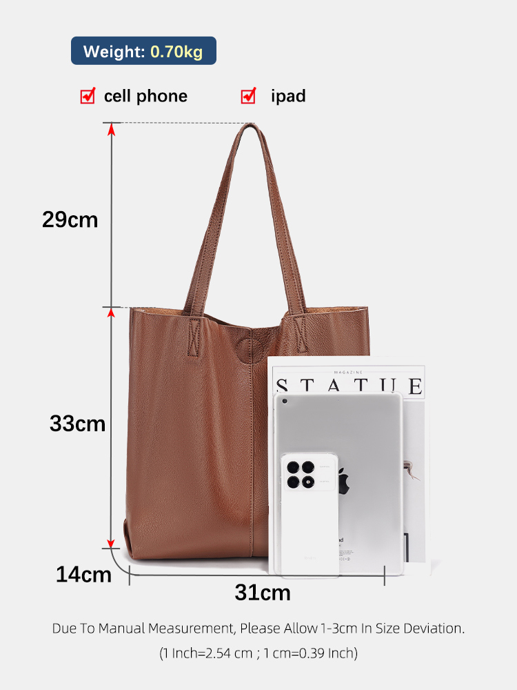 Zency 여성용 대용량 핸드백 천연 가죽 숄더백 디자 - Leather Work Handbags 리뷰 및 가격