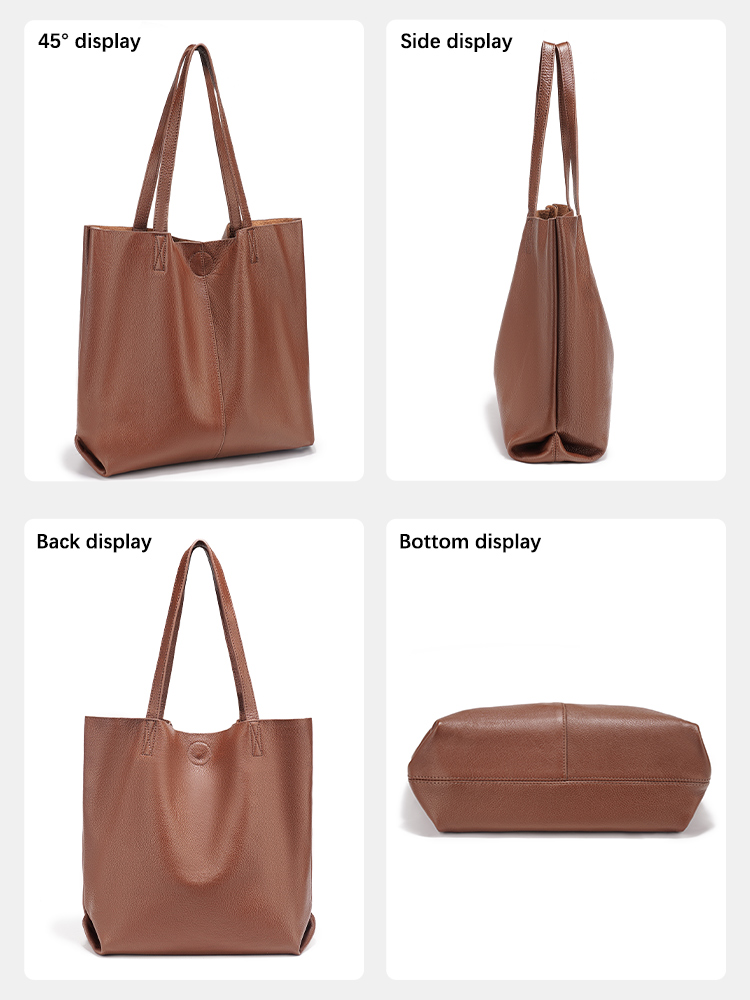 Zency 여성용 대용량 핸드백 천연 가죽 숄더백 디자 - Leather Work Handbags 리뷰 및 가격