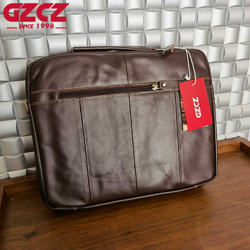 GZCZ 남성용 핸드백 레저 비즈니스 컴퓨터 가방 헤드 - Leather Work Handbags 리뷰 및 가격