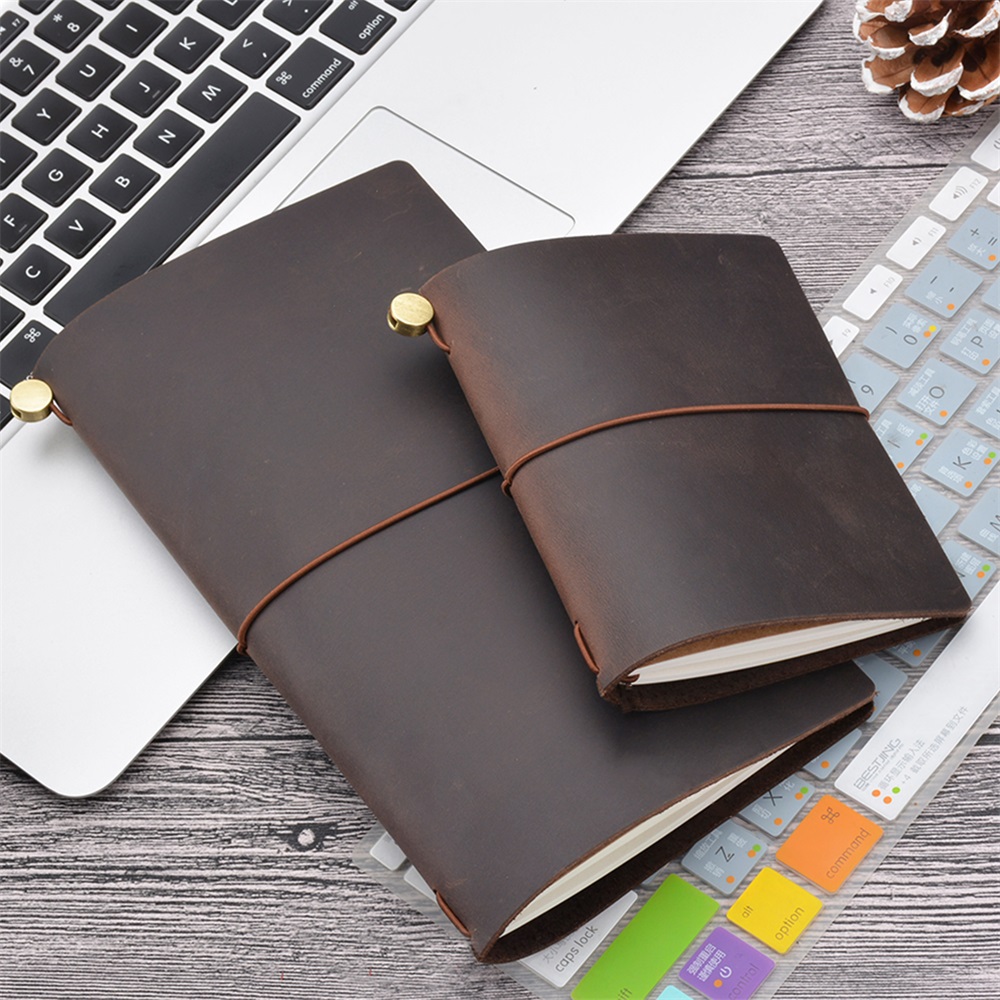 정품 가죽 여행자 노트 DIY 저널 8 색 레트로 일기 - Leather Work Notepad 리뷰 및 가격