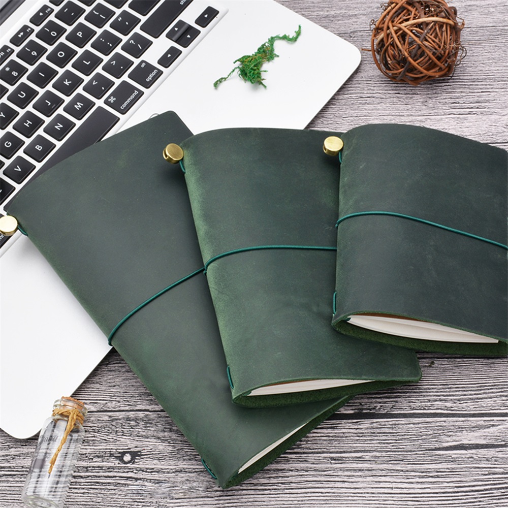 정품 가죽 여행자 노트 DIY 저널 8 색 레트로 일기 - Leather Work Notepad 리뷰 및 가격