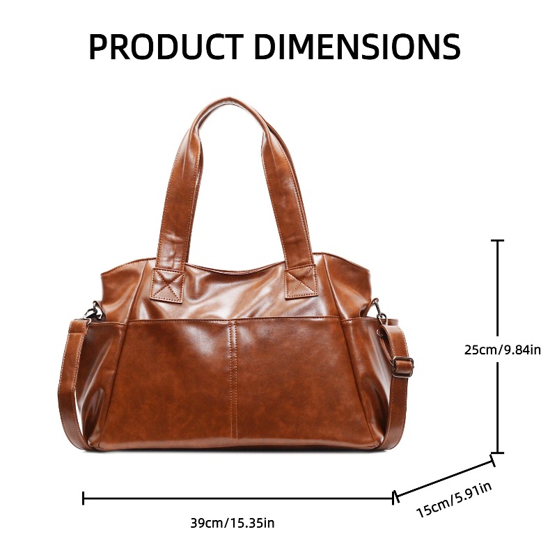 여성용 레트로 소프트 가죽 핸드백, 다중 포켓 대용량  - Leather Work Handbags 리뷰 및 가격
