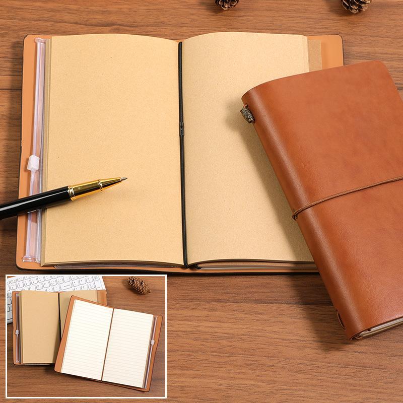 빈티지 PU 가죽 리필 가능 노트북 소프트 커버 루즈리 - Leather Work Notepad 리뷰 및 가격