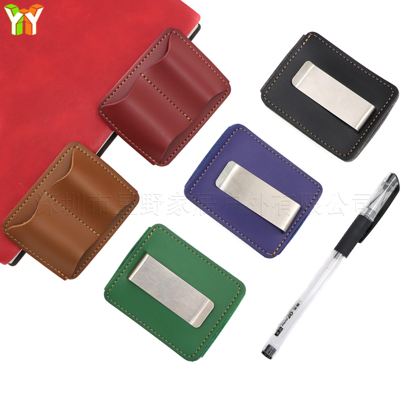 휴대용 PU 가죽 펜 홀더 노트북 펜 클립 다색 탄성  - Leather Work Notepad 리뷰 및 가격