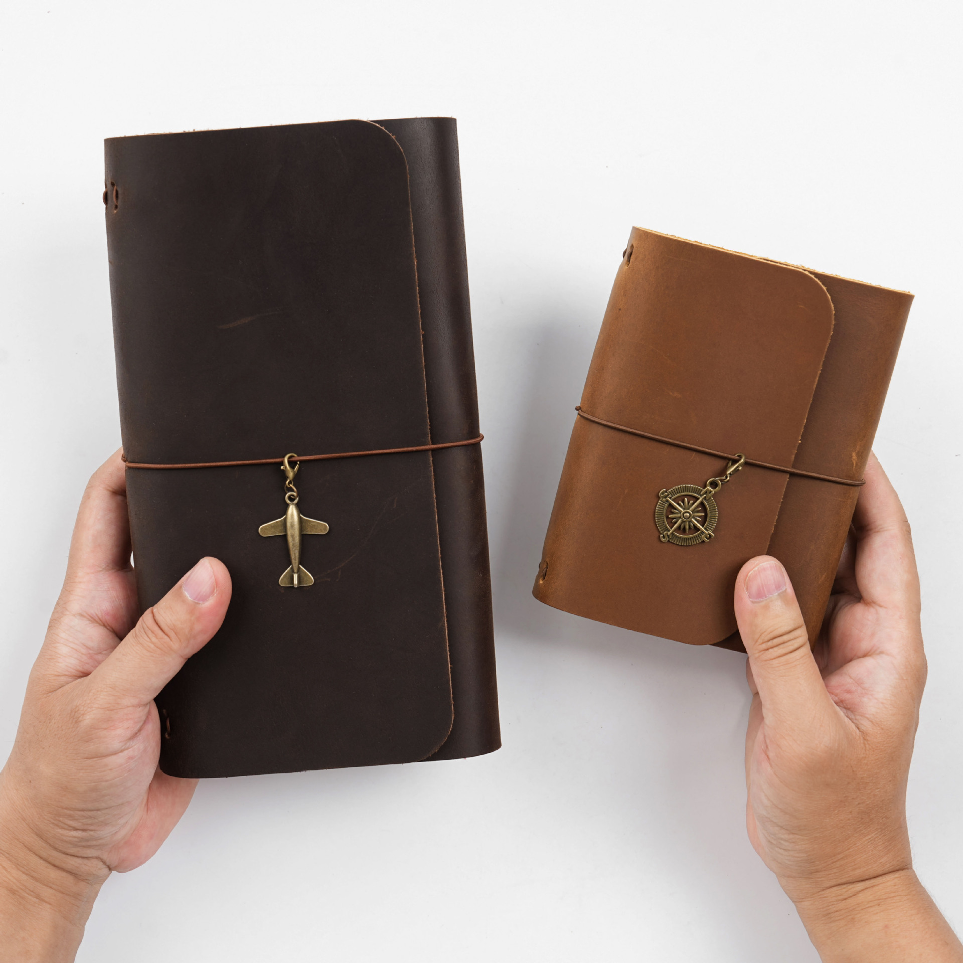새로운 도착 트리플 폴드 TN 여행자 노트 정품 소가죽 - Leather Work Notepad 리뷰 및 가격