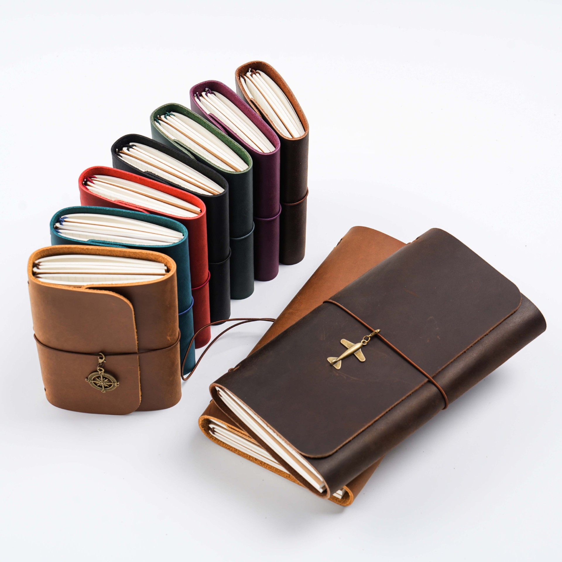 새로운 도착 트리플 폴드 TN 여행자 노트 정품 소가죽 - Leather Work Notepad 리뷰 및 가격