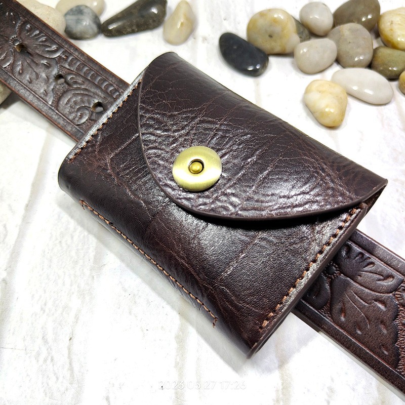 Blongk 미니 허리 가방, 얇은 벨트 팩, 정품 가 - Leatherwork Belt 리뷰 및 가격