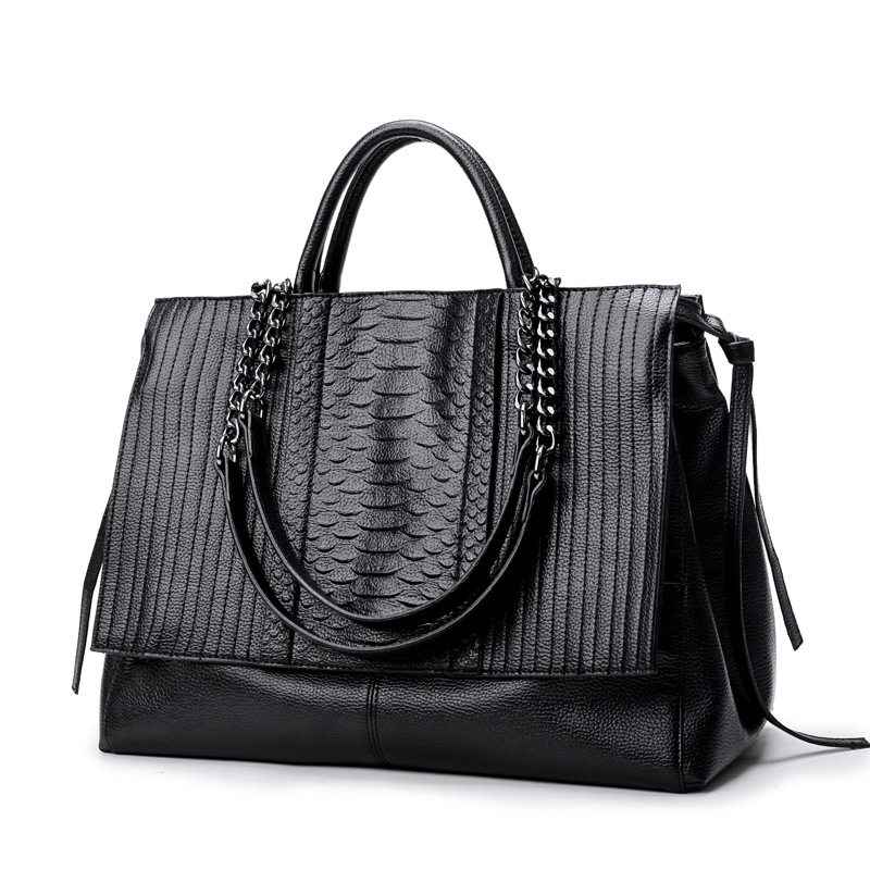 지퍼가 달린 우아한 토트백, 여성용 트렌디한 핸드백,  - Leather Work Handbags 리뷰 및 가격