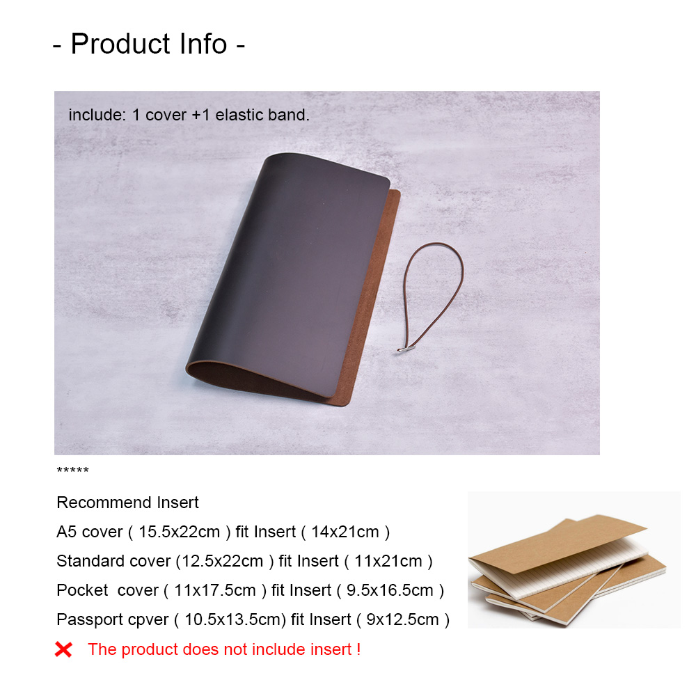 DIY 노트 커버 크레이지 호스 가죽 A5/A6/스탠다 - Leather Work Notepad 리뷰 및 가격