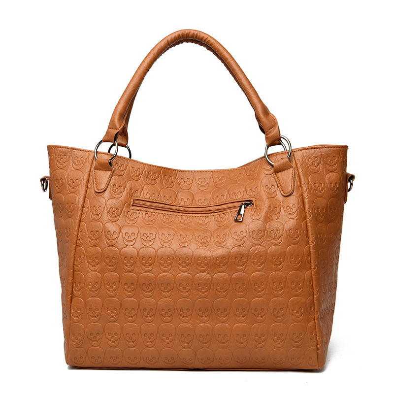 펑크 스컬 크로스바디 백 PU 가죽 스터드 장식 패션  - Leather Work Handbags 리뷰 및 가격