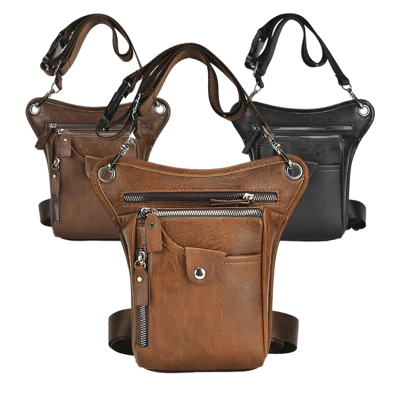 빈티지 PU 가죽 허리 팩 드롭 레그 백 남녀 방수 오 - Leatherwork Belt 리뷰 및 가격