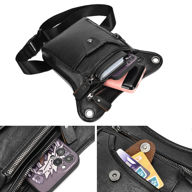 빈티지 PU 가죽 허리 팩 드롭 레그 백 남녀 방수 오 - Leatherwork Belt 리뷰 및 가격