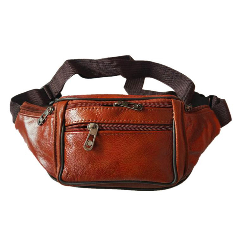 가죽 남성 허리 가슴 가방 얇은 야외 스포츠 파우치 남 - Leatherwork Belt 리뷰 및 가격